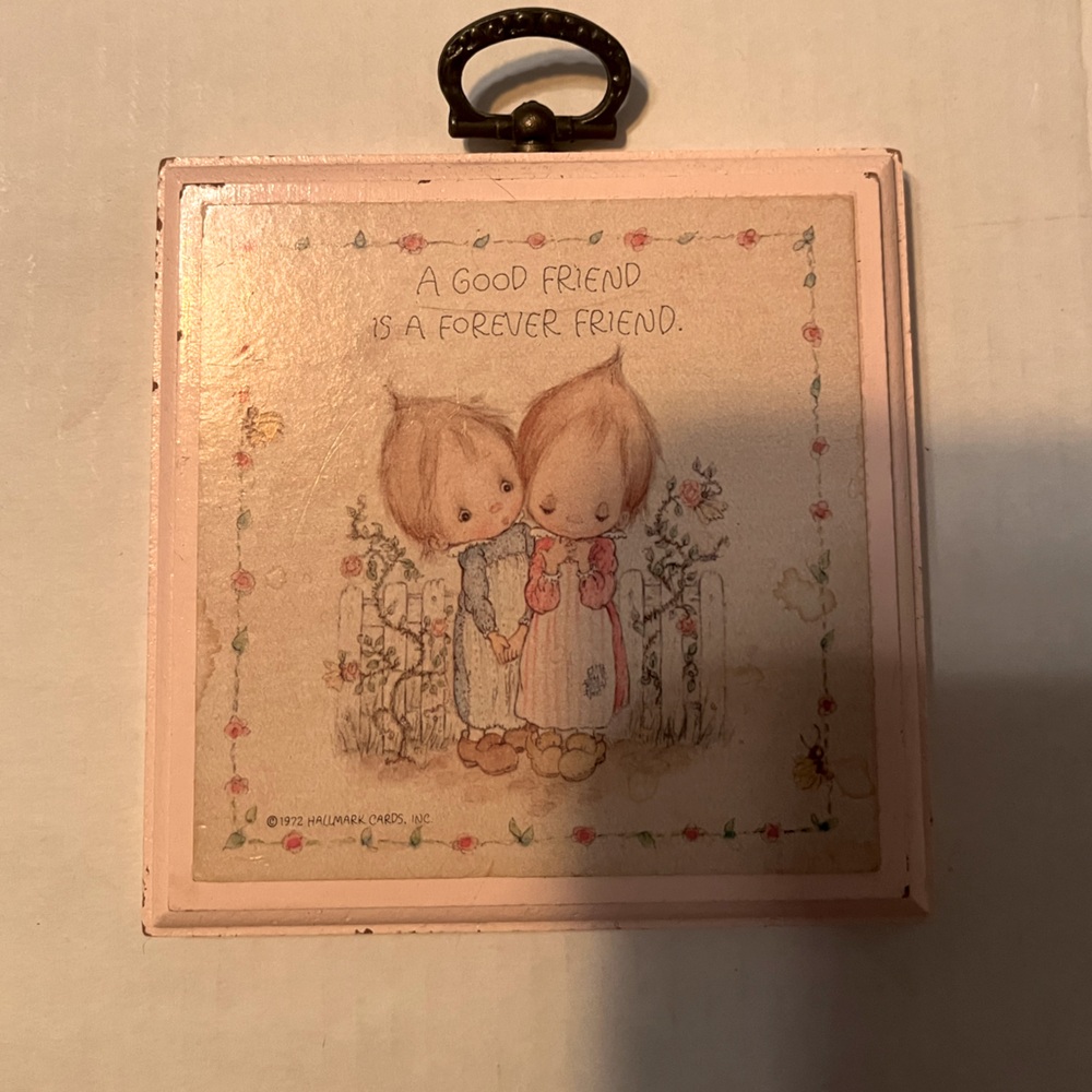Hallmark plaque. Vintage.